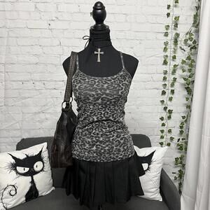 Ardene Y2K Leopard Print Tank Top
